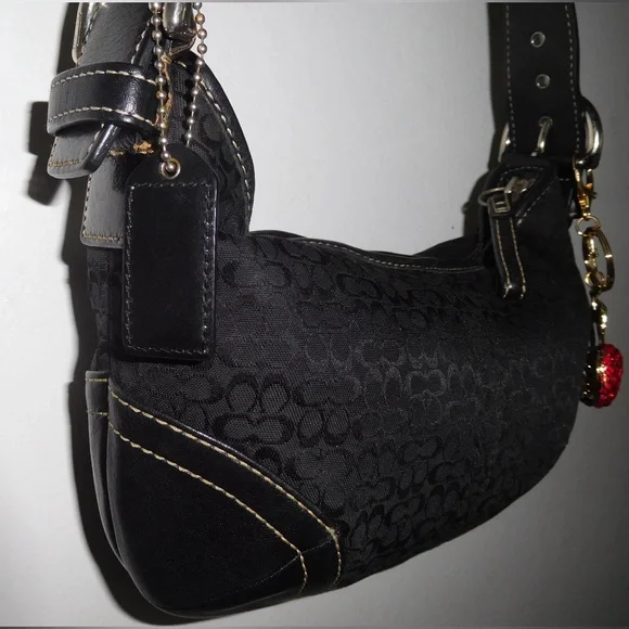 Coach Black Shoulder Bag - Picture 4 of 8